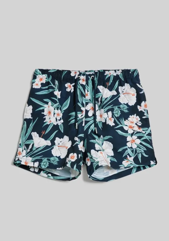 PLAVKY GANT OLEANDER PRINT SWIM SHORTS XXL