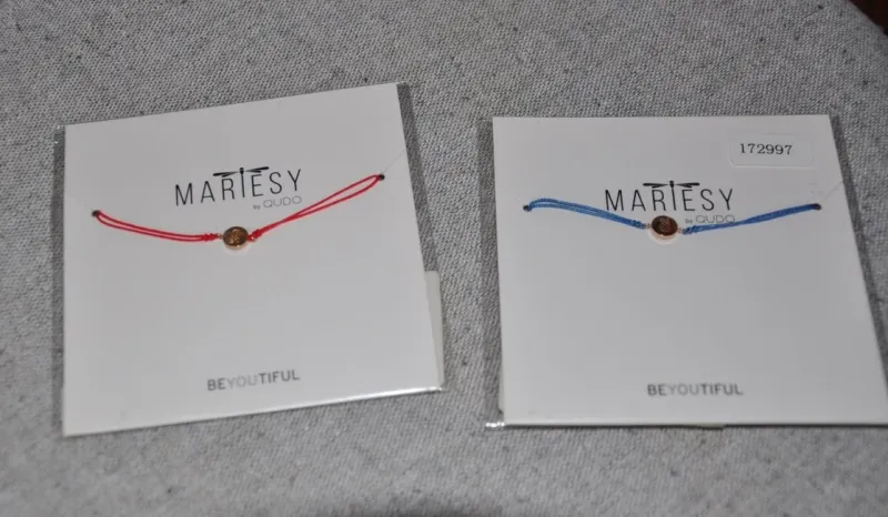 2x módní šňůrkový stahovací náramek Martesy