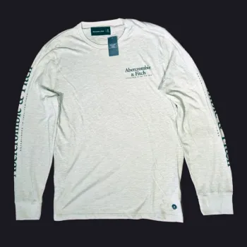 ABERCROMBIE & FITCH tričko pánské M dlouhý rukáv