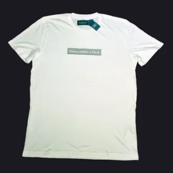 ABERCROMBIE & FITCH Polo tričko pánské M bílé